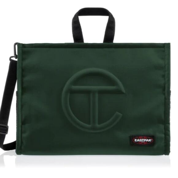 NWT Telfar Eastpak Medium Shopper-Dark Olive - Picture 4 of 6